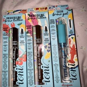 Iconic Microfilling Brow Tattoo & Clear Brow Gel - Light Brown & Dark Brown